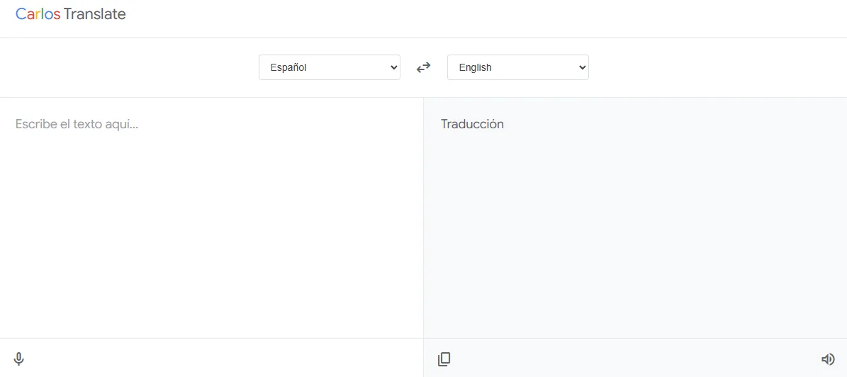 Traductor Carlos